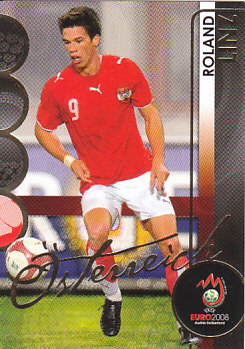 Roland Linz Austria Panini Euro 2008 Card Collection #133